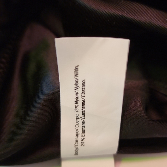 Elegant Black Strapless Bandeau Wireless Bra 42DD Goth Burlesque Halter Romantic - Picture 7 of 8